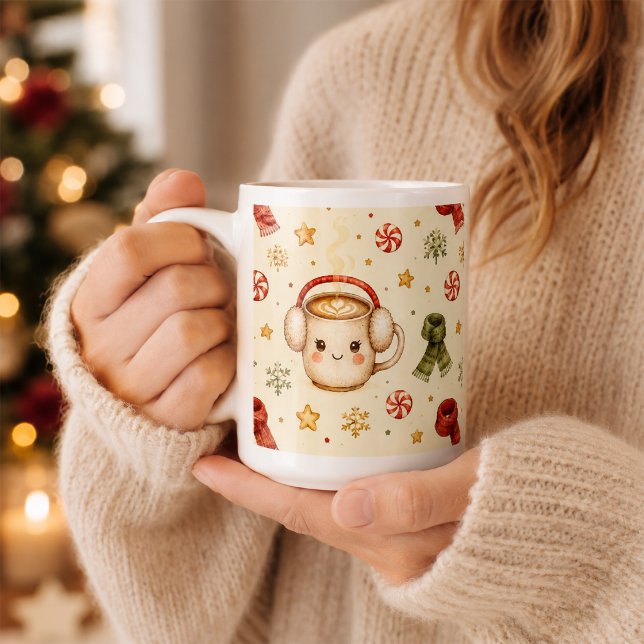 Kawaii Kaka Mugg Hallonstav Julmugg (Skapare uppladdad)