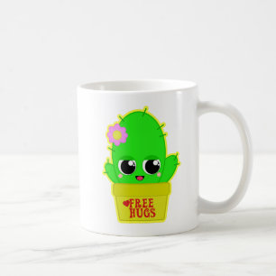 Kawaii kaktus kaffemugg