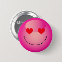 Kawaii Kärlek Heart Ögon Rosa Emoji