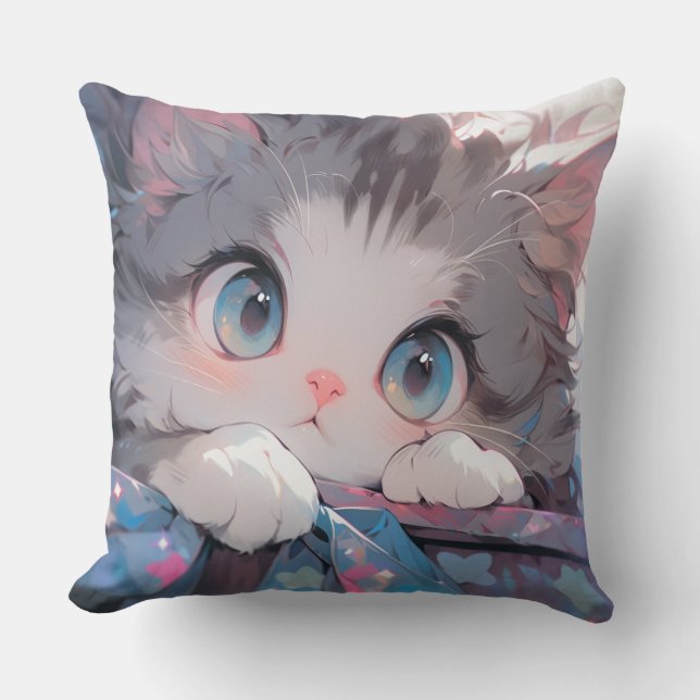 Kawaii Kat Kudde (Framsida)