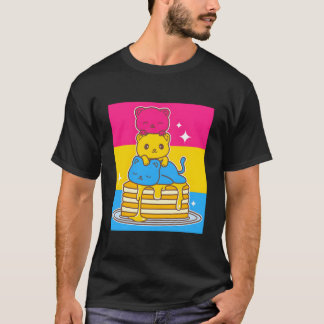 Kawaii Katter Pan Uality Pride Flag Lgbtq T Shirt