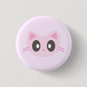 kawaii kattunge knapp