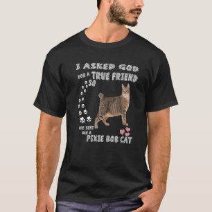 Kawaii Kattunge som säger Mamma Bobcat Pappa Print T Shirt