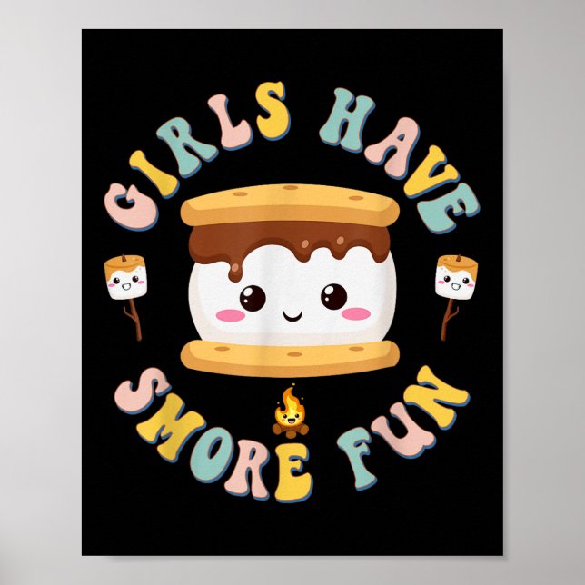 Kawaii Kawaii Flickor har fler barn Poster (Framsidan)