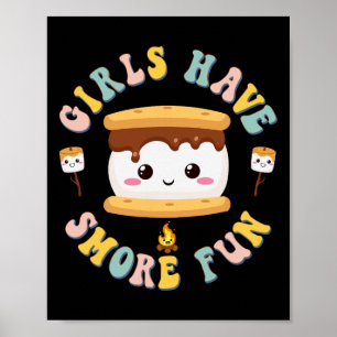 Kawaii Kawaii Smores Girls har så många barn Poster