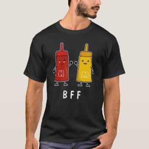 Kawaii Ketchup & Mustard: Best Friends Forever T-S T Shirt