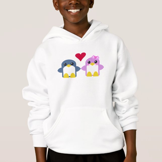 kawaii killpenguins kärlek sweety tweety hoodie tee (Framsida)
