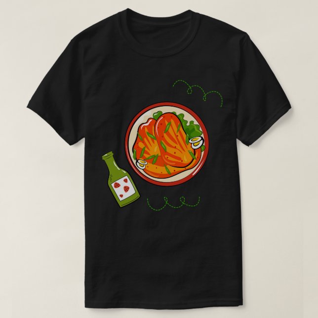 Kawaii Kimchi T Shirt (Design framsida)