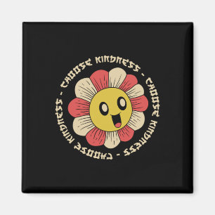 Kawaii Kindness A Retro Japansk Vibe Sticker Magnet