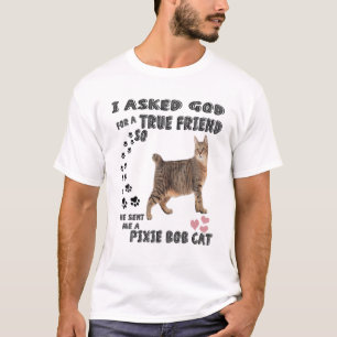 Kawaii Kitten Quote Mamma Bobcat Pappa Print, Cute T Shirt