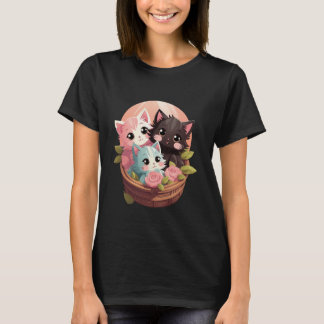 Kawaii Kittens Bundle – Adorable Fluffy Cats Women T Shirt