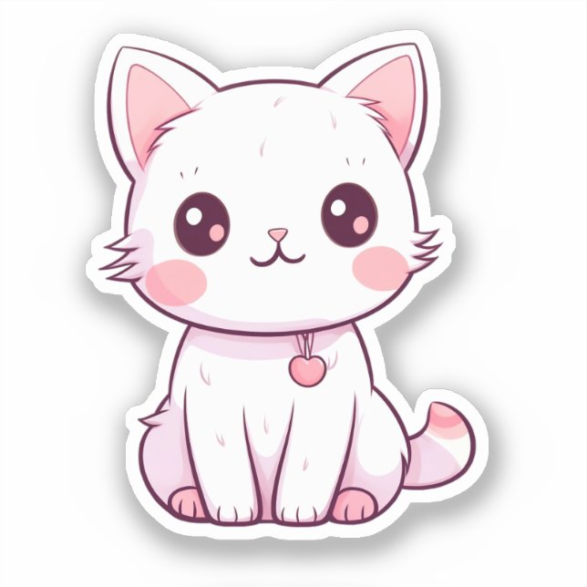 Kawaii Kittens Klistermärken (Framsida)