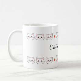 Kawaii Kitty Keramisk Mugg