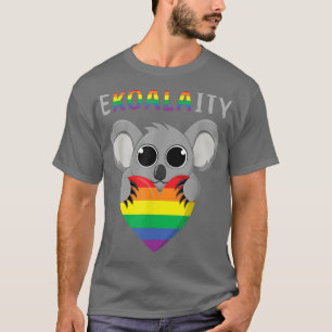 Kawaii Koala Bear Rainbow Gay pride LGBTQ LGBT Pri T Shirt