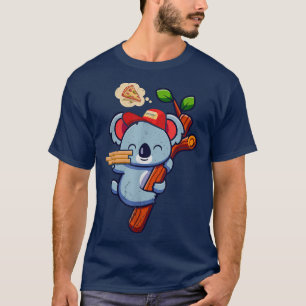 Kawaii Koala Cute Animal Pizza Delivery Funny Pizz T Shirt