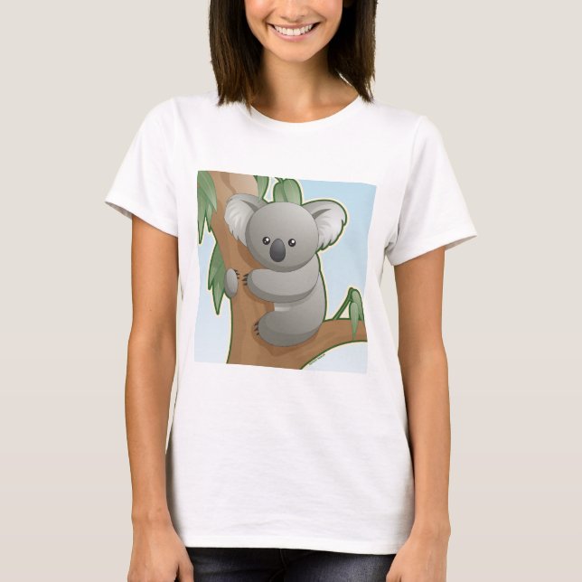 Kawaii Koala T Shirt (Framsida)