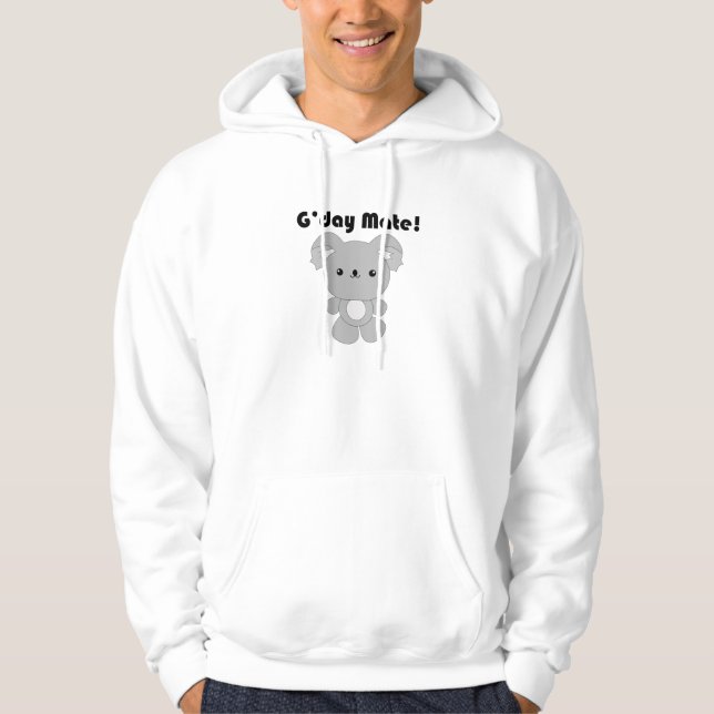 Kawaii Koalahoodie Sweatshirt (Framsida)