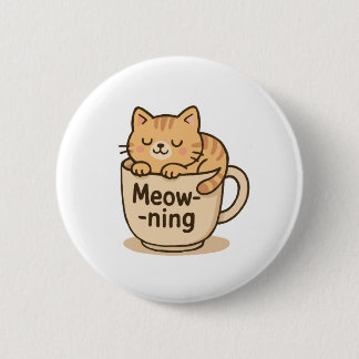 Kawaii Koffe Katt Knapp
