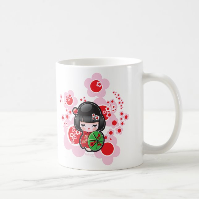 Kawaii Kokeshi docka Kaffemugg (Höger)