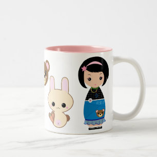 Kawaii Kokeshi mugg
