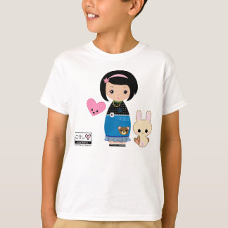 Kawaii Kokeshi unge utslagsplats Tee