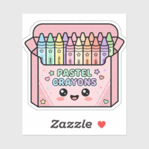 Kawaii Kritor Box Söt Läraruppskattning Klistermärken