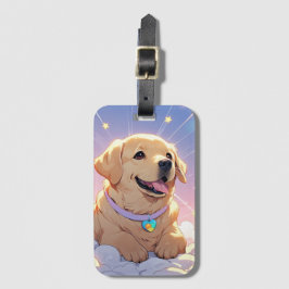 Kawaii Labrador Retriever himmel & stars Bagagebricka