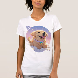 Kawaii Labrador Retriever himmel & stars T Shirt
