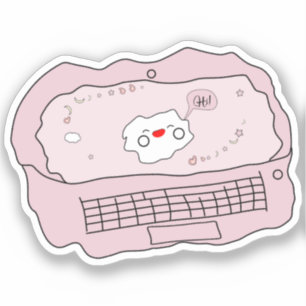 Kawaii Laptop Vinyl Klistermärke Klistermärken