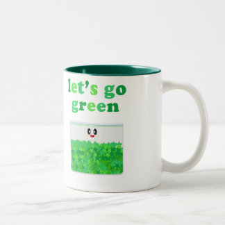 KAWAII LÅT OSS GÅ GRÖN KOPP MUG
