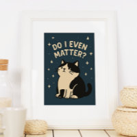Kawaii Ledsen Cute Cat. Spelar jag ens roll? Offer