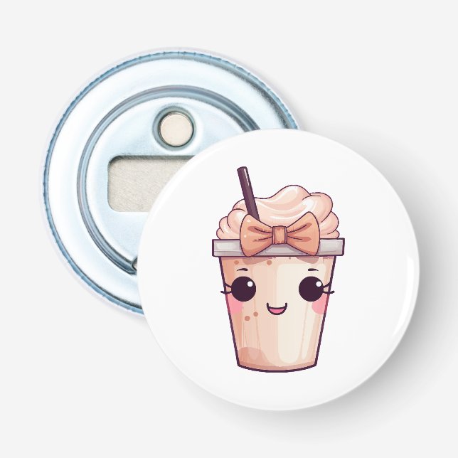 Kawaii Leende Frappe Flasköppnare (Framsidan)