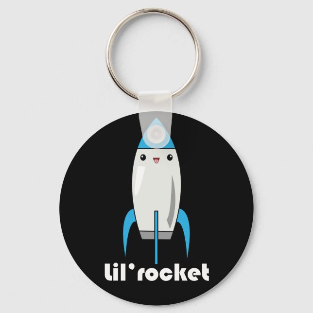 Kawaii Lil’ Rocket-nyckelkedja Nyckelring (Framsida)