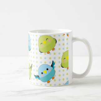 Kawaii Lineolated parakitermugg Kaffemugg