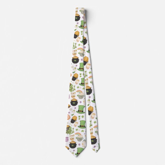 Kawaii Lucky Charms St. Patrick's Day Guldgryte  Slips (Framsida)