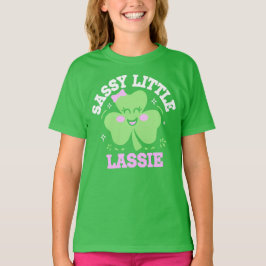 Kawaii Lucky Klöver Sassy Irish Lass St. Patrick's T Shirt