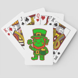 Kawaii Lucky Leprechaun Casinokort