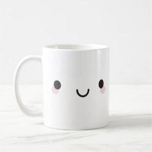 Kawaii Lycklig Ansikte Kaffemugg