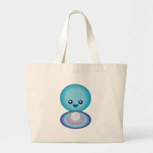 Kawaii Lycklig Clam Jumbo Tygkasse