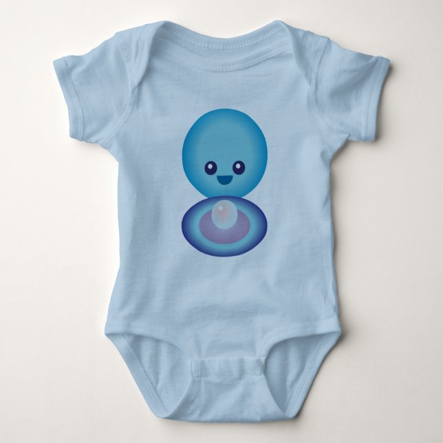 Kawaii Lycklig Clam Tröja (Framsida)