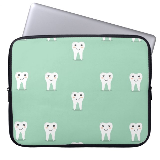 Kawaii lycklig laptop fodral (Framsidan)