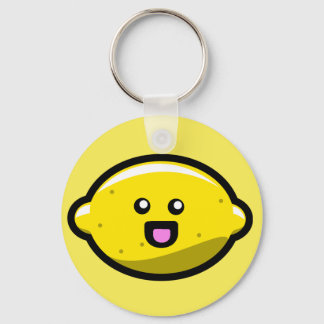 Kawaii Lycklig Lemon Nyckelring