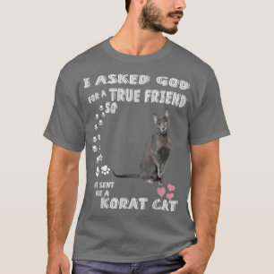Kawaii Malet Kitten som säger Mamma Pappa Costume, T Shirt