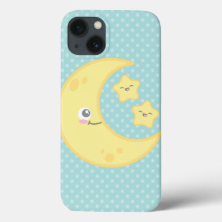 Kawaii Måne och Stars iPad Air Case