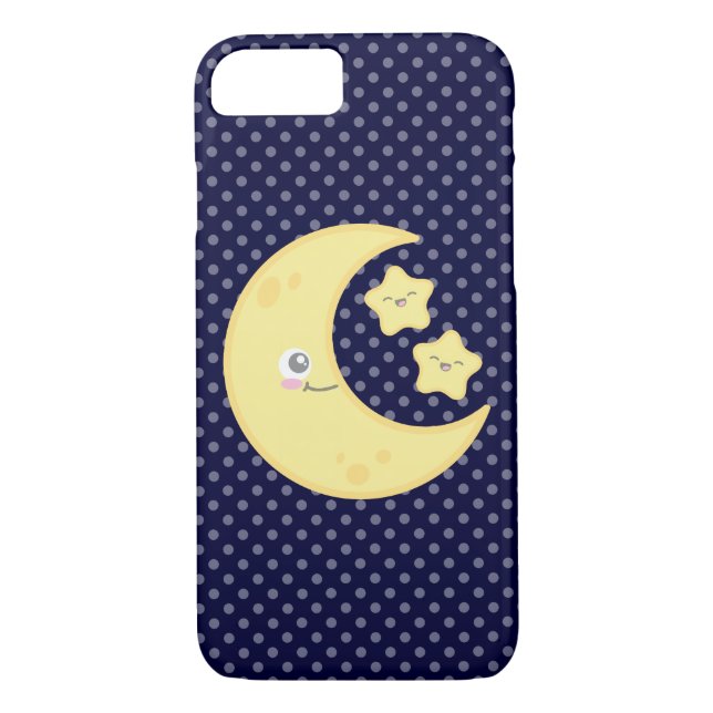 Kawaii Måne och Stars iphone case Case-Mate iPhone Skal (Baksida)