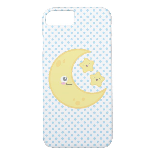 Kawaii Måne och Stars iphone case Case-Mate iPhone Skal (Baksida)