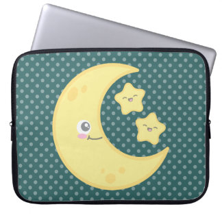 Kawaii Måne och Stars Laptop sleeve
