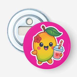 Kawaii Mango - Sötnos Fruit with Heart Smoothi Flasköppnare