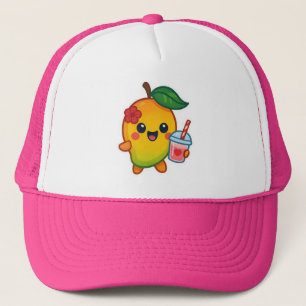 Kawaii Mango - Sötnos Fruit with Heart Smoothi Keps