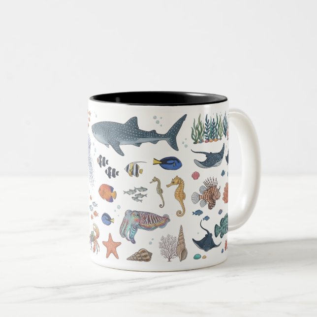 Kawaii Marinliv Mugg (Framsida höger)